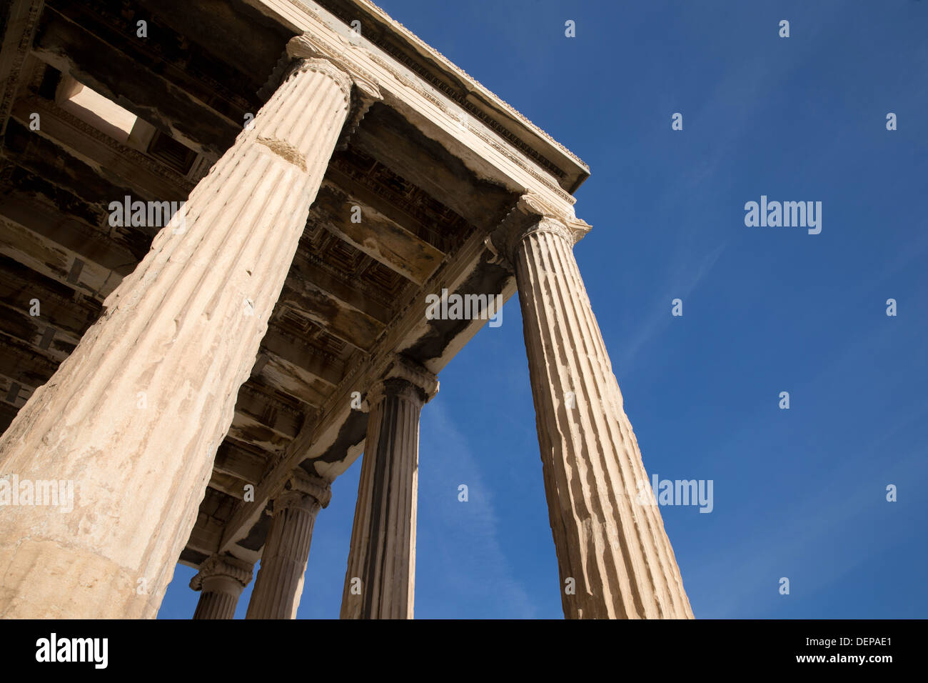 Le Parthénon sur l'Acropole à Athènes, Grèce Banque D'Images