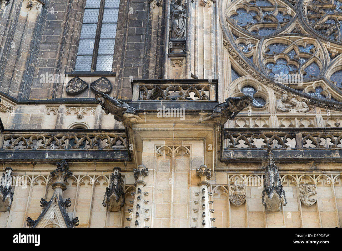 Pierre et Paul, cathédrale de Prague République Tchèque Banque D'Images