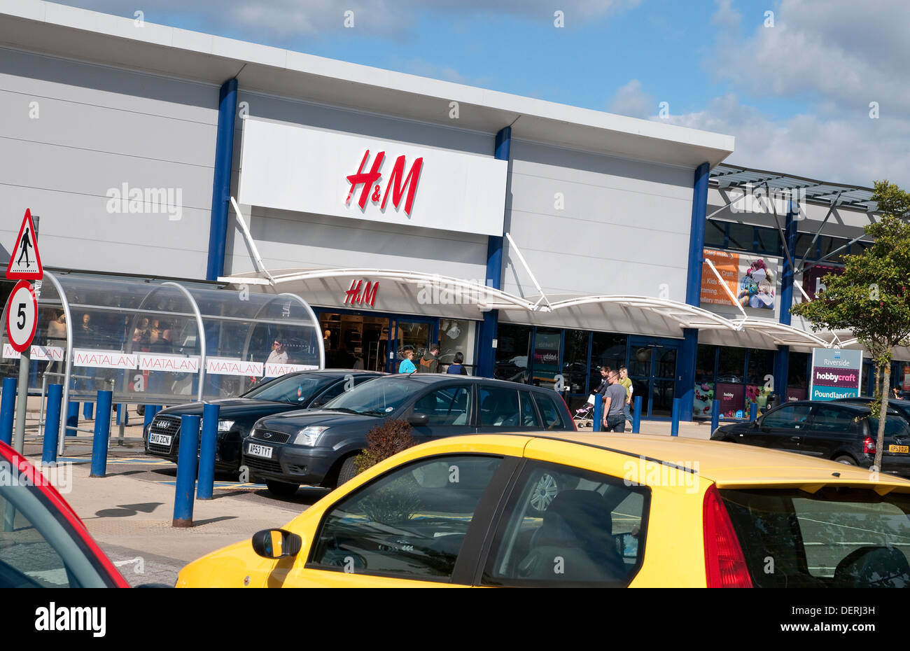 H & M store, Norwich, Norfolk, Angleterre Banque D'Images