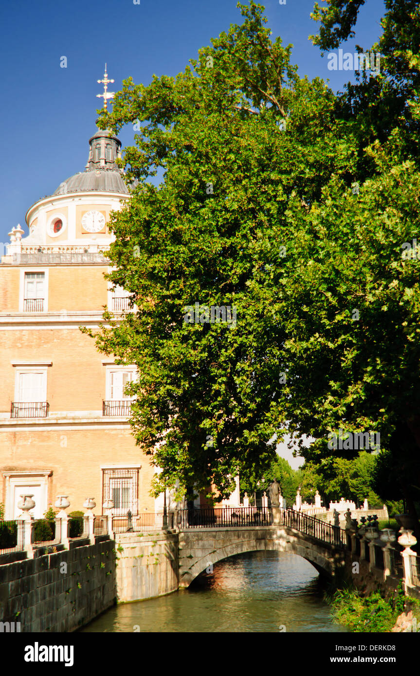 Palais Royal d'Aranjuez (Espagnol : Palacio Real de Aranjuez) Banque D'Images