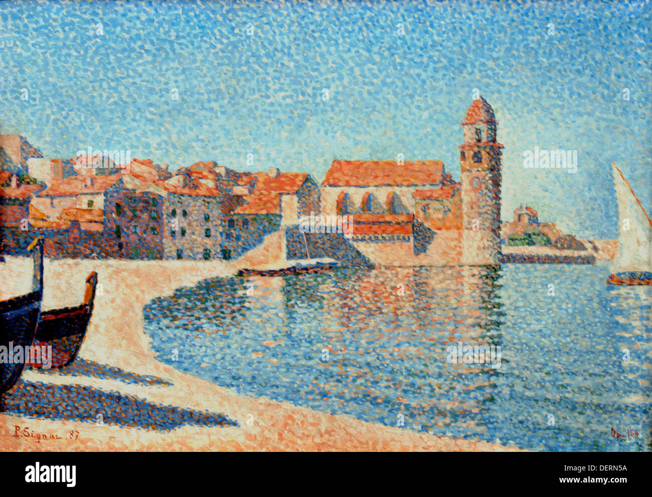 Le clocher Collioure Pous 164 Paul Signac 1863 - 1935 France Banque D'Images