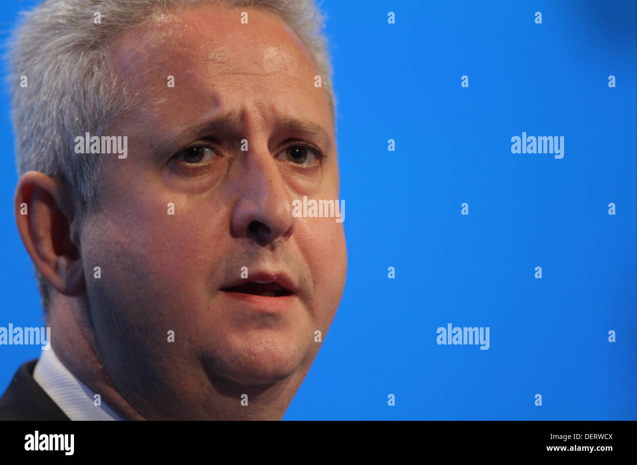 IVAN LEWIS MP SHADOW SECRÉTAIRE D'ÉTAT POUR LE 23 SEPTEMBRE 2013 LE CENTRE DE BRIGHTON Brighton, Angleterre Banque D'Images