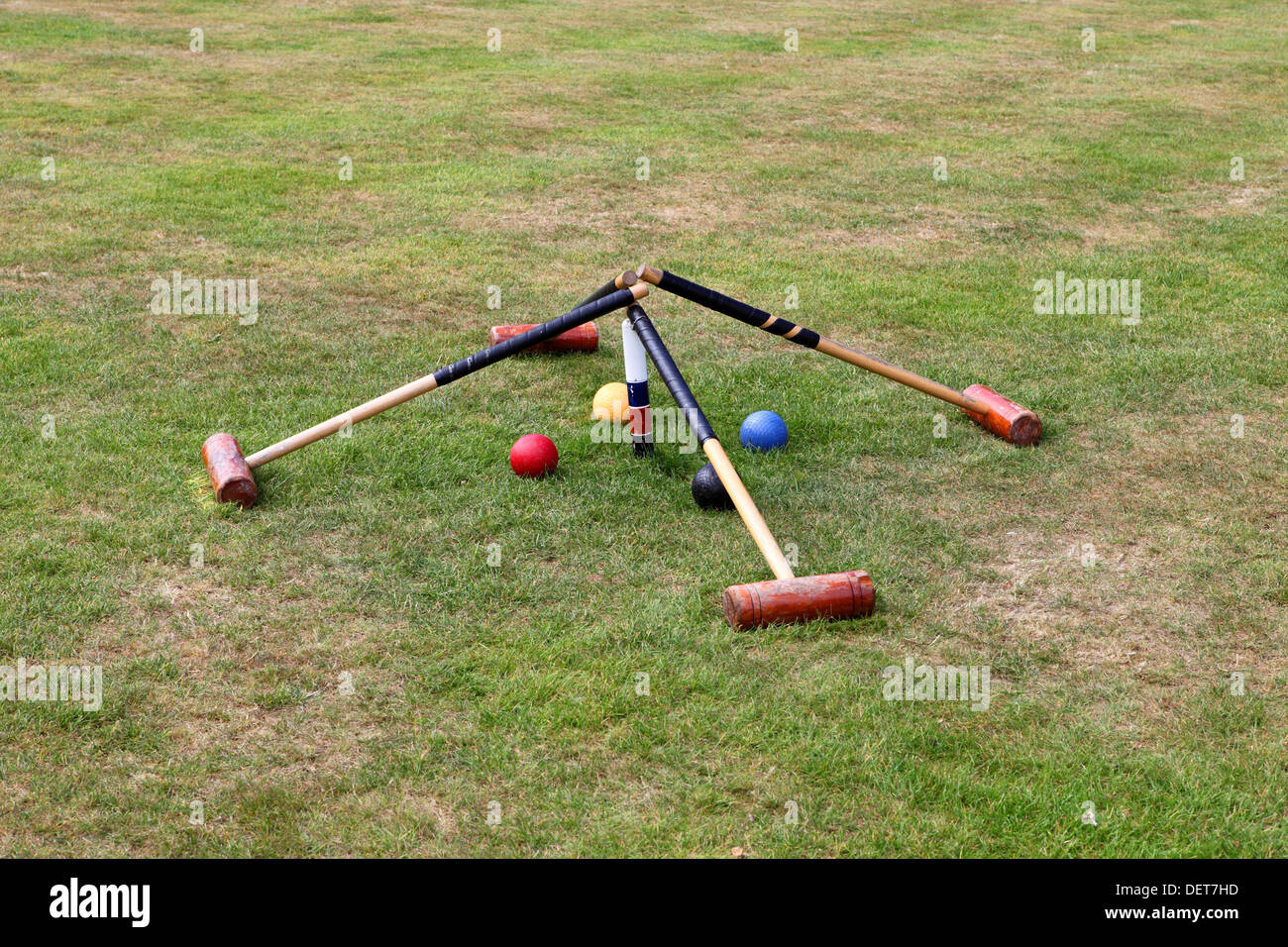 Ancien jeu de croquet Banque de photographies et d’images à haute