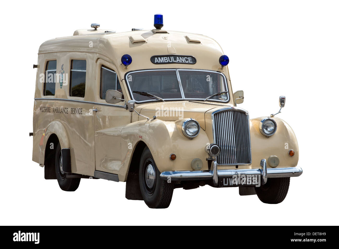 Une coupe d'une ambulance Princess vintage britannique historique Banque D'Images