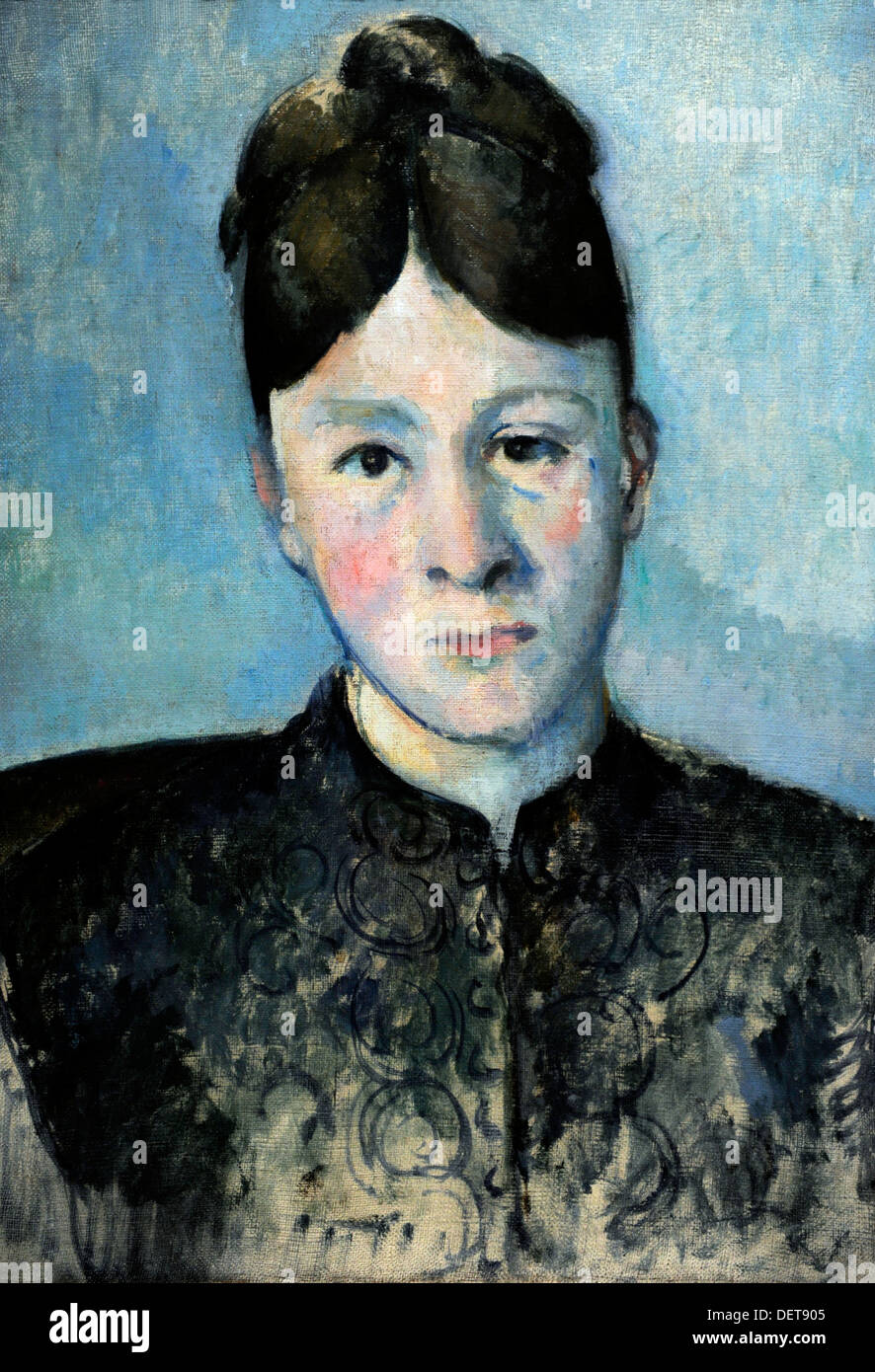 Madame Cézanne, Paul Cézanne. Museum Berggruen, Berlin Banque D'Images