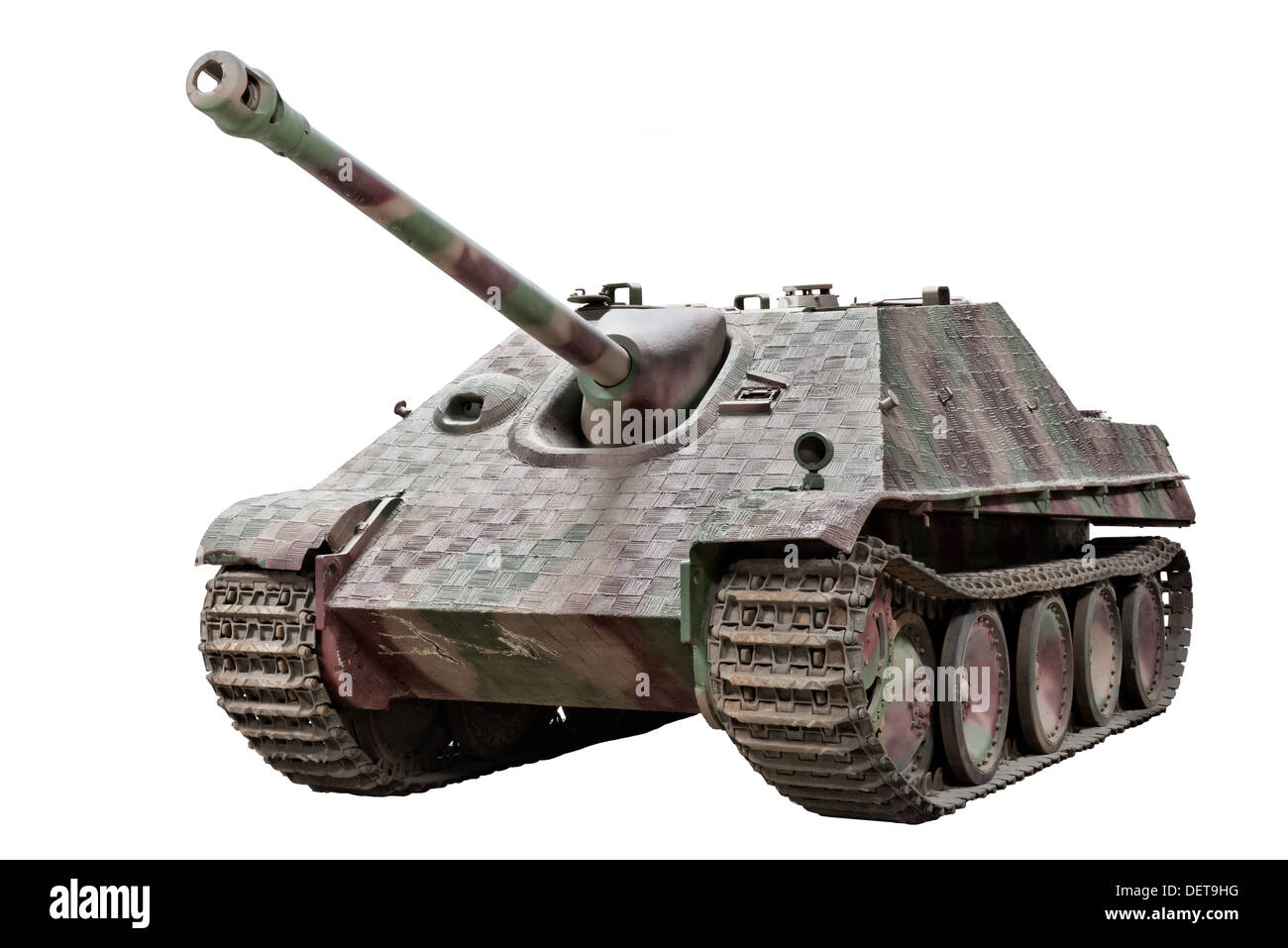 Une coupe sur un Jagdpanzer V (5) (SD.KFZ.173) 88 mm canon antichar automoteur. Utilisé par les forces de l'Allemagne nazie pendant la SECONDE GUERRE MONDIALE Banque D'Images