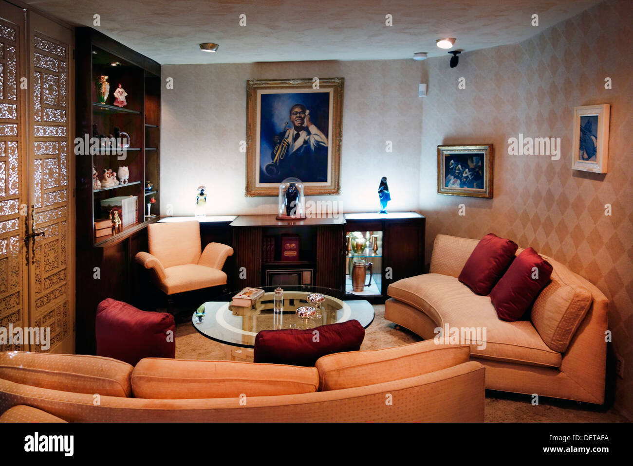 Louis Armstrong House Museum de Corona Queens New York City Banque D'Images