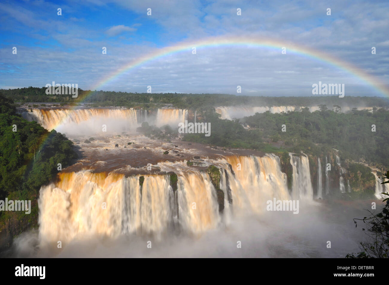 D'Iguazu Argentine, Brésil. Banque D'Images