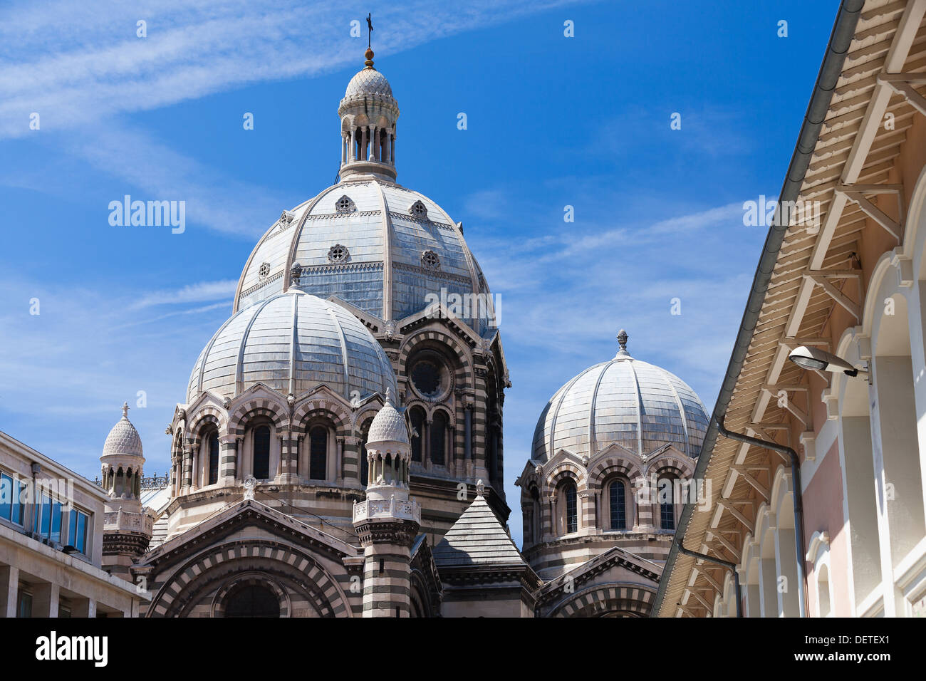 Célèbre cathédrale de La Major à Marseille en France Banque D'Images