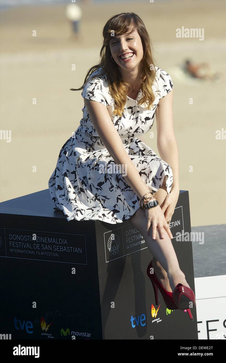 San Sebastian, Espagne. 24 août, 2013. NATALIA DE MOLINA assiste à 'Vivir es facil con los ojos cerrados" photocall au 61e Festival International du Film de San Sebastian. Crédit : Jack Abuin/ZUMAPRESS.com/Alamy Live News Banque D'Images