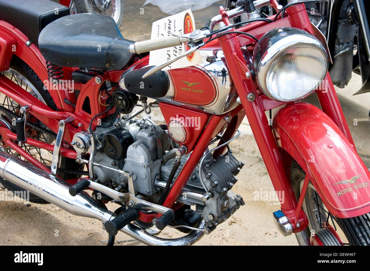 Moto Guzzi ancienne Photo Stock - Alamy