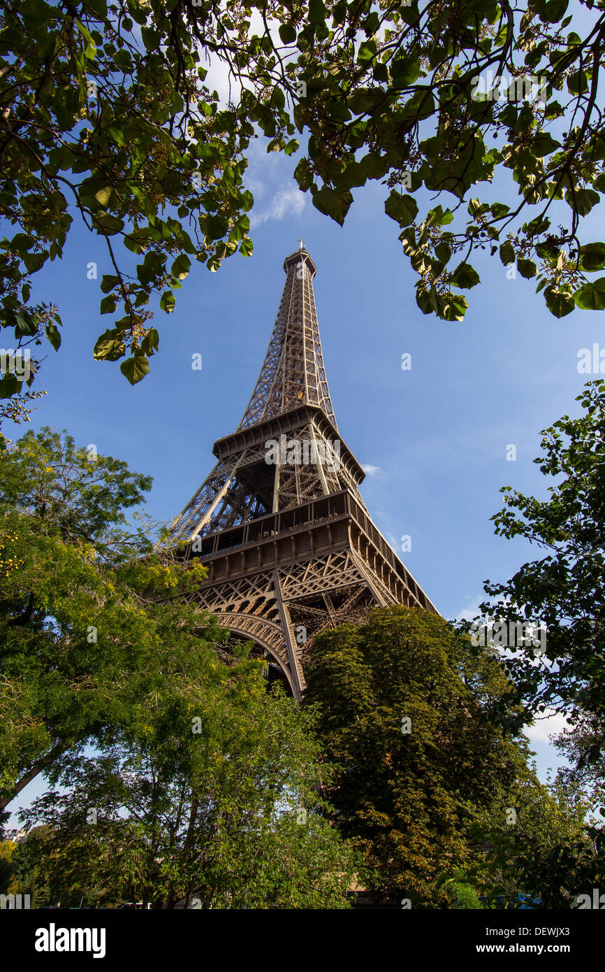 Tour eiffel tower paris france Banque D'Images