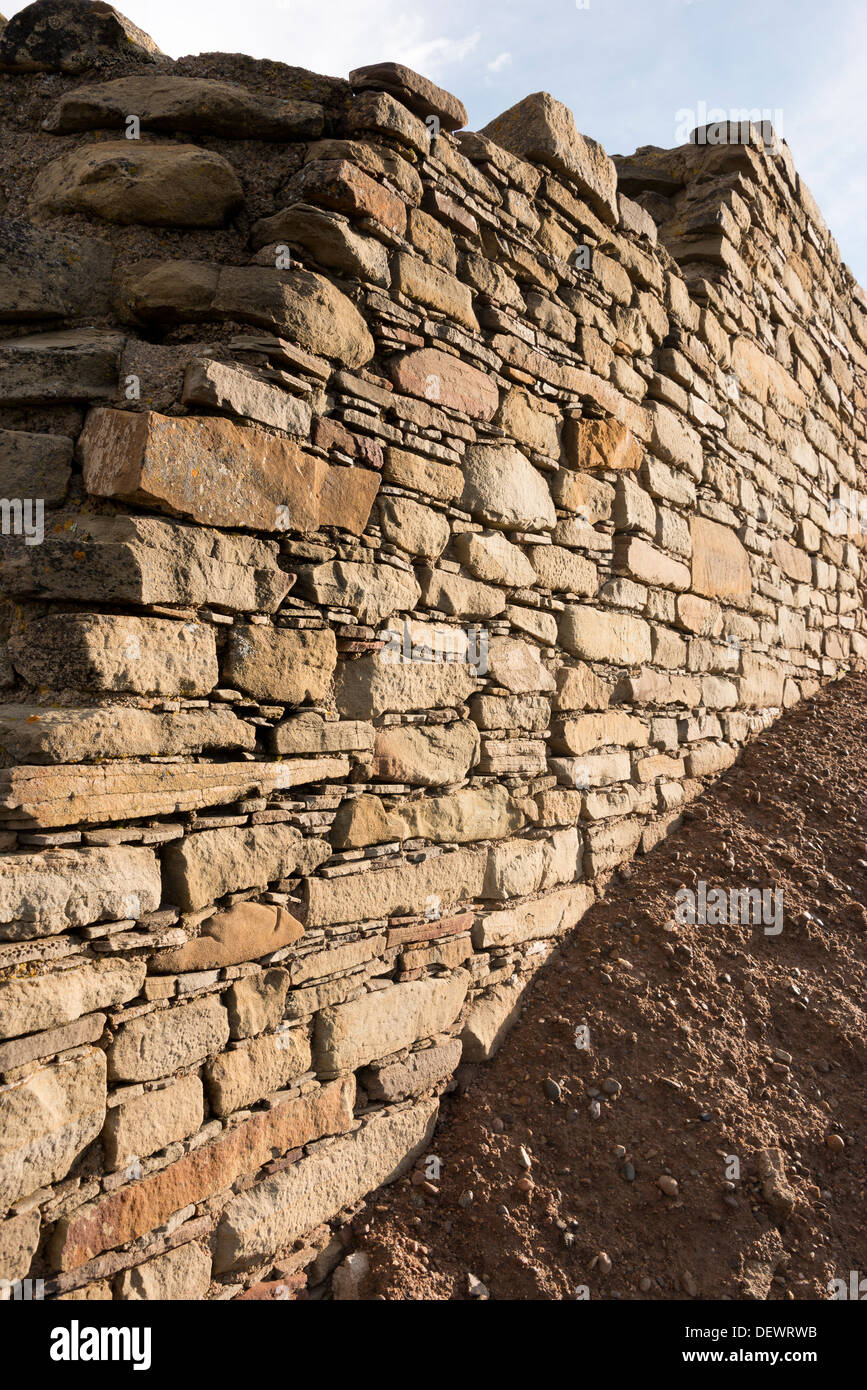 Grande maison Pueblo, Chimney Rock National Monument, Pagosa Springs (Colorado). Banque D'Images