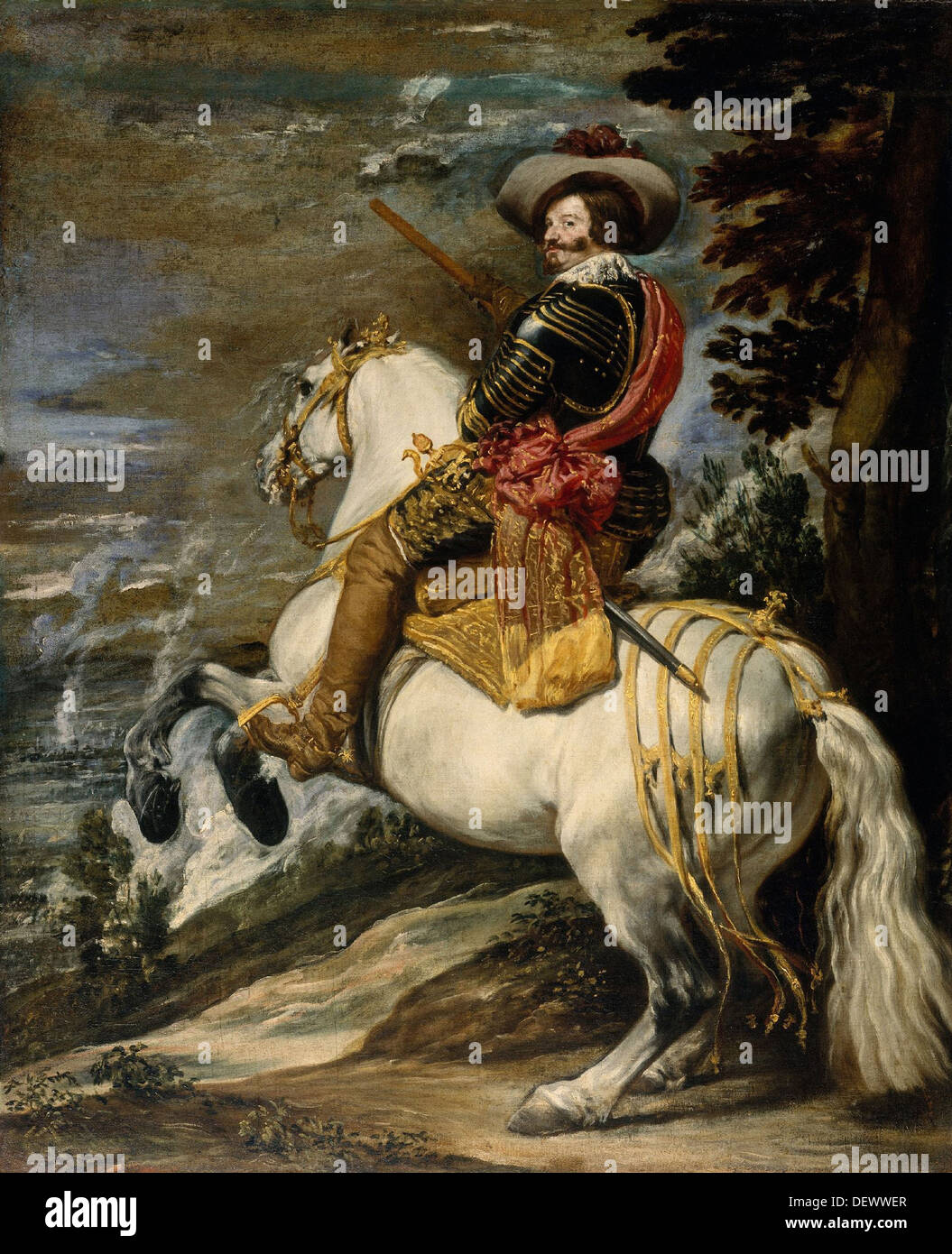 Diego Velazquez - Don Gaspar de Guzmán - 1635 - Metropolitan Museum of Art - New York Banque D'Images
