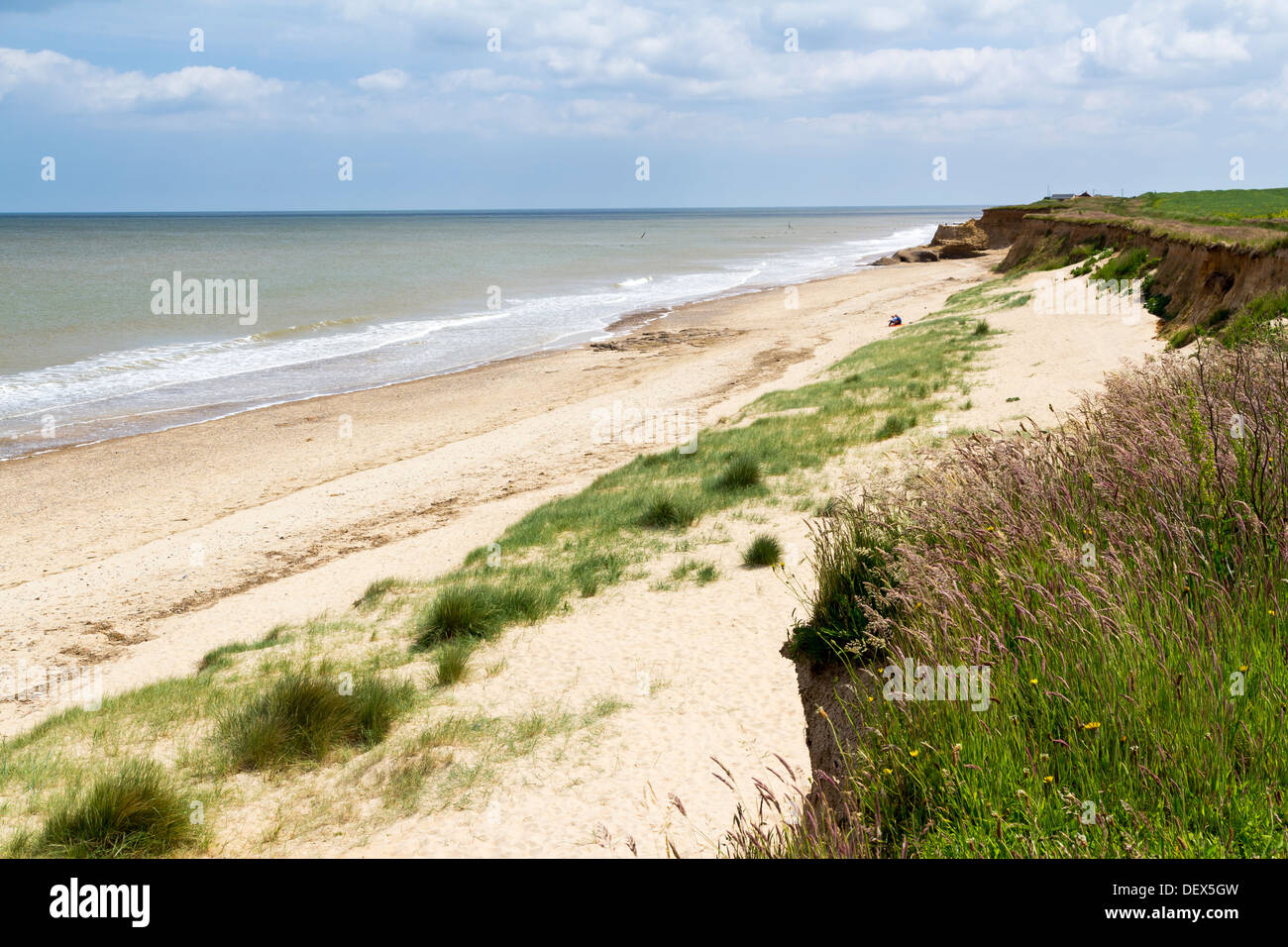 Happisburgh Beach North Norfolk England UK Europe Banque D'Images