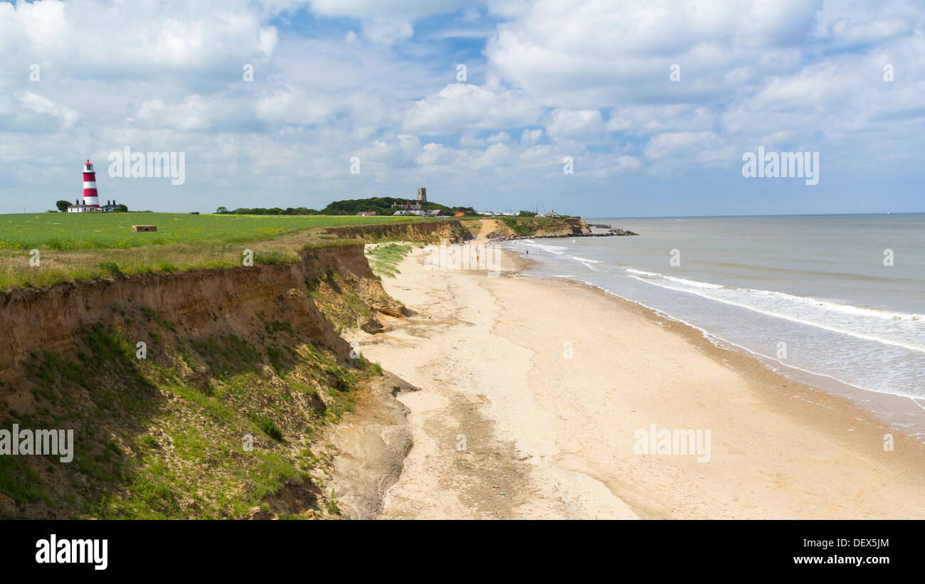 Happisburgh Beach North Norfolk England UK Europe Banque D'Images