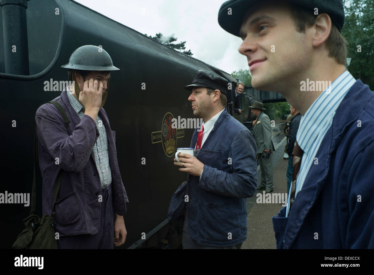1940 Week-end à Sheringham North Norfolk, Angleterre septembre 2013 Banque D'Images