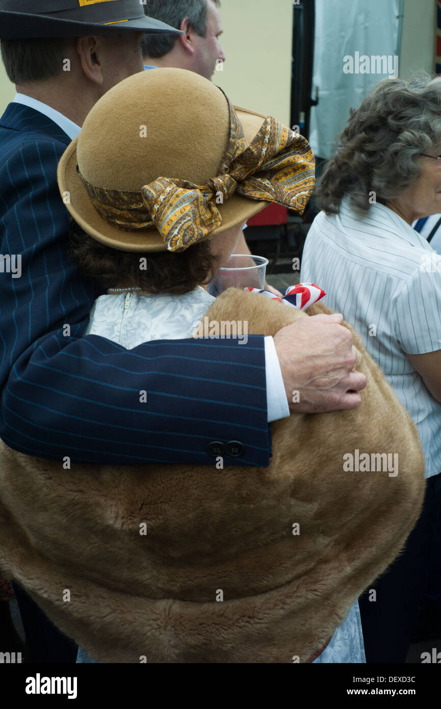1940 Week-end à Sheringham North Norfolk, Angleterre septembre 2013 Banque D'Images