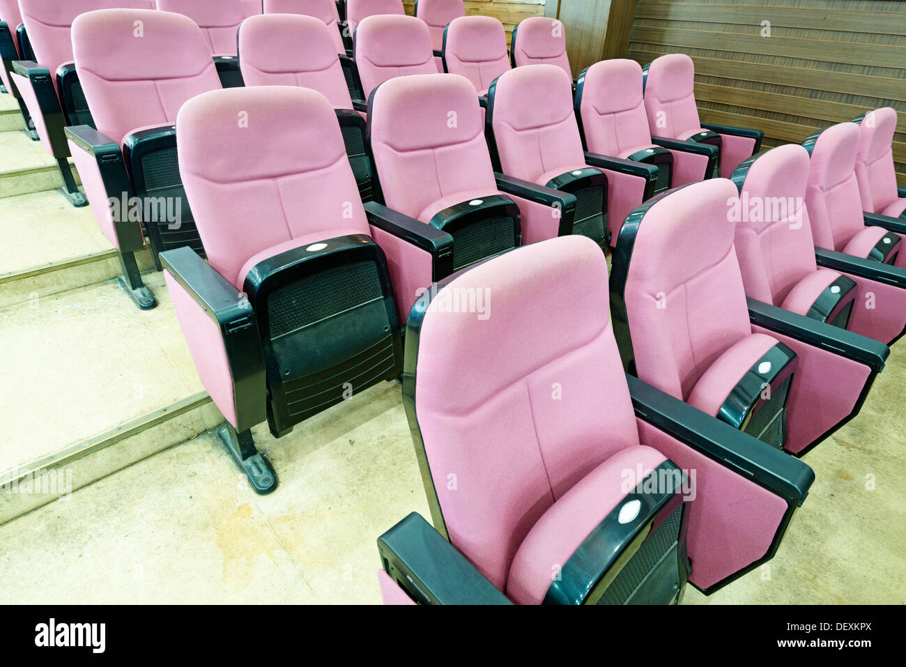 Présentation de l'hôtel de vide avec des fauteuils Banque D'Images