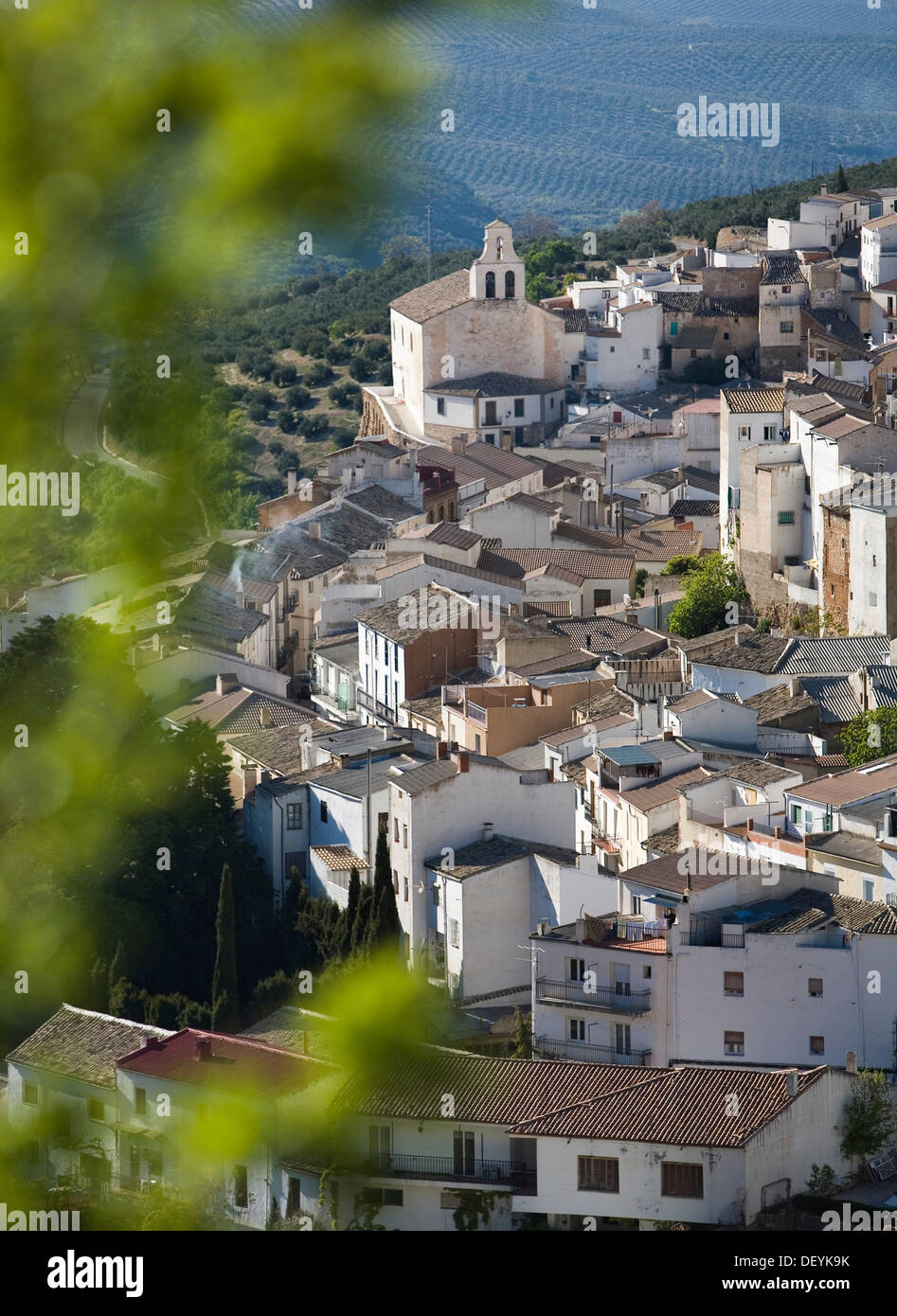 Village de Torres, la Sierra Mágina Parc Naturel, Jaén, Espagne, Europe Banque D'Images