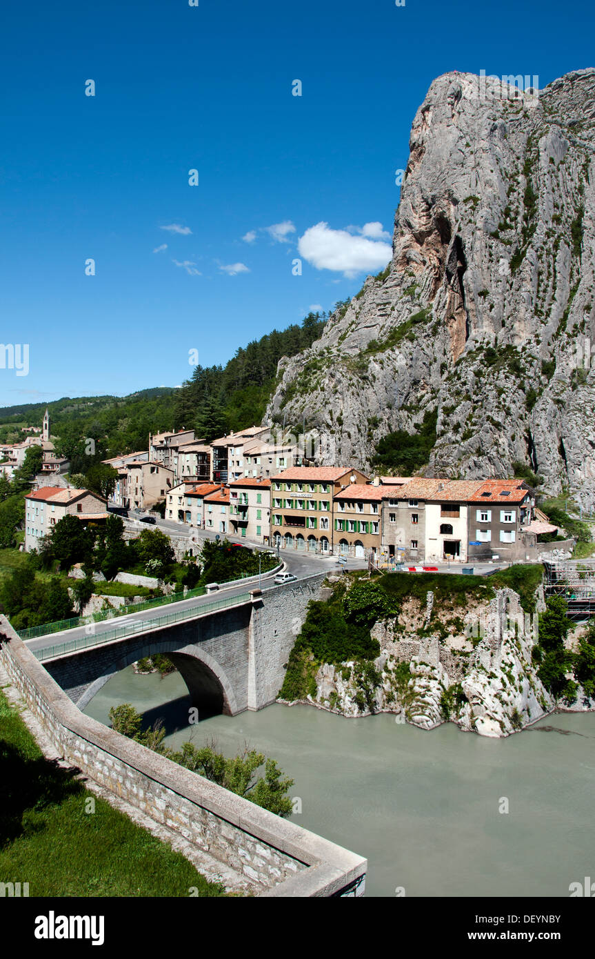 Sisteron Alpes de Haute Provence France French Banque D'Images