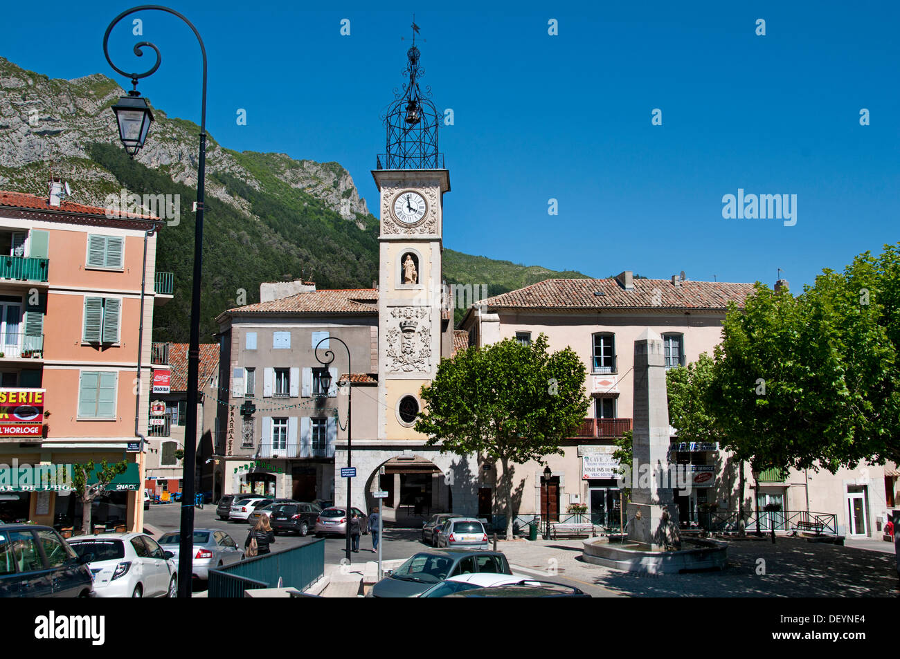Sisteron Alpes de Haute Provence France French Banque D'Images