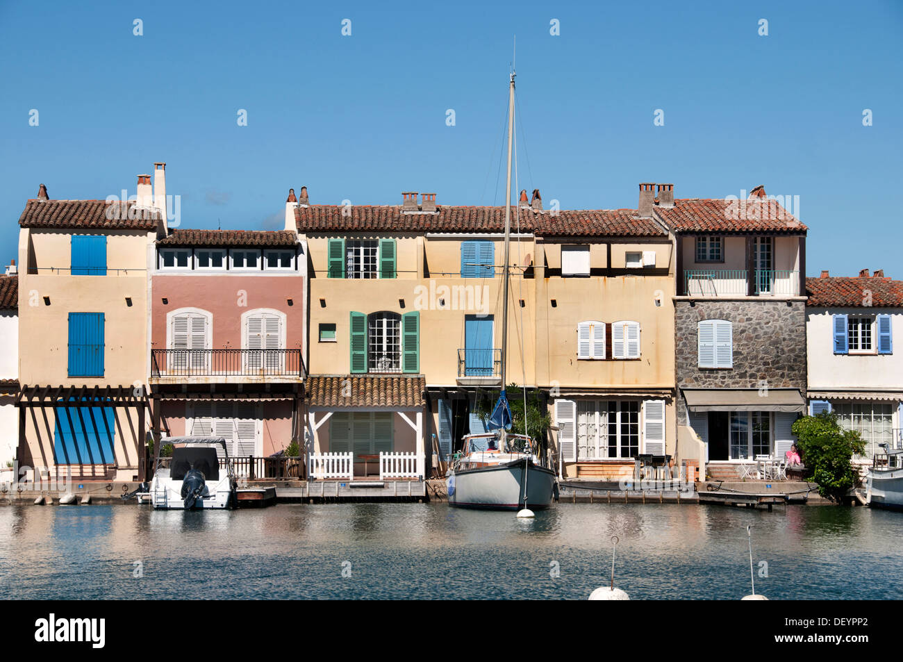 Port Grimaud côte d'Azur Côte d'Azur France Méditerranée Banque D'Images