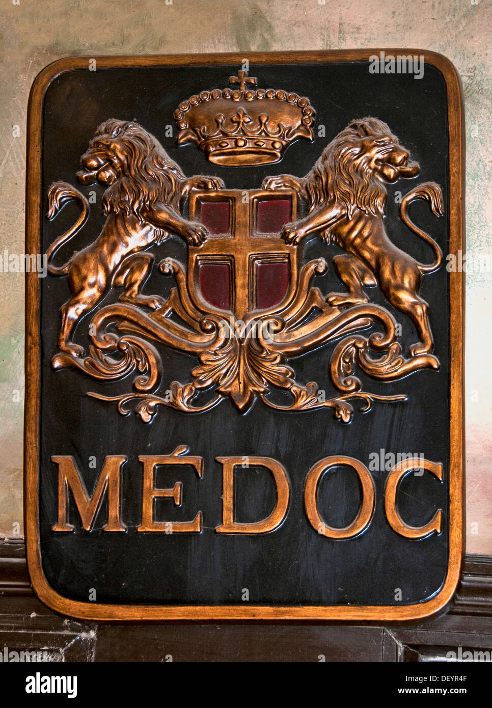 Inscrivez-Medoc winery Bordeaux France Vin de France Banque D'Images