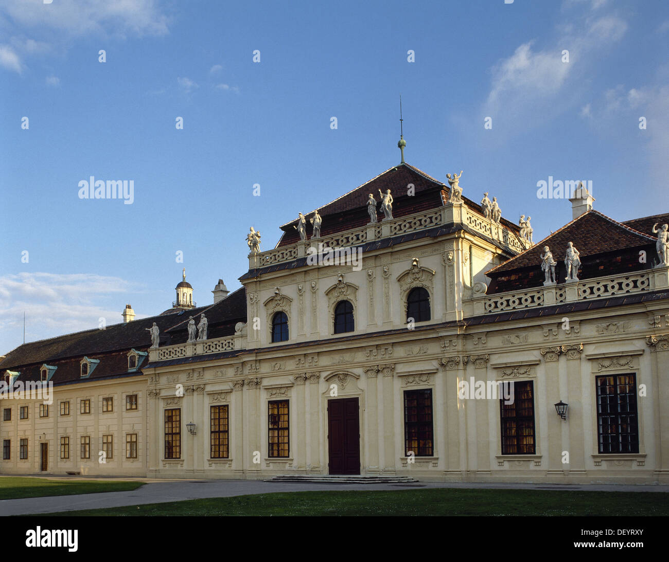 Belvedere. Belvédère inférieur. 1714-1716. Construit par Johann Lukas von Hildebrandt (1668-1745). Vienne. L'Autriche. Banque D'Images