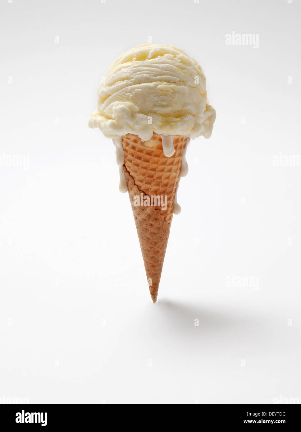 cornet de crème glacée Banque D'Images