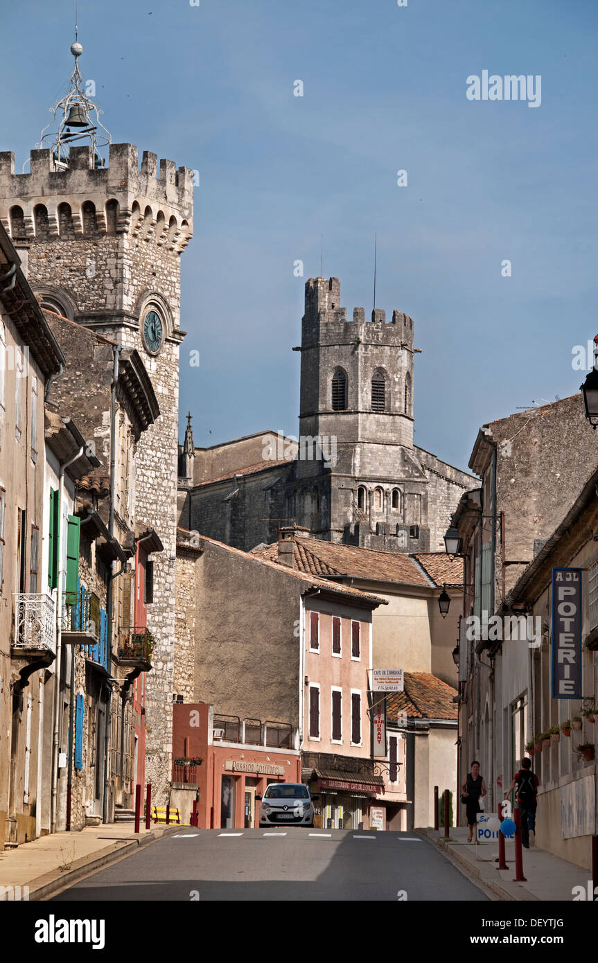 Vivier Ardèche Rhône Alpes Vallée du Rhône France ville Médiévale Française Banque D'Images