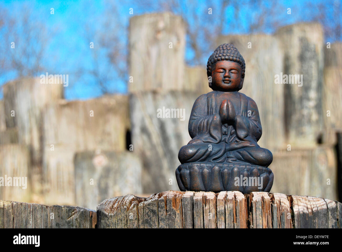 Figure de Bouddha Banque D'Images