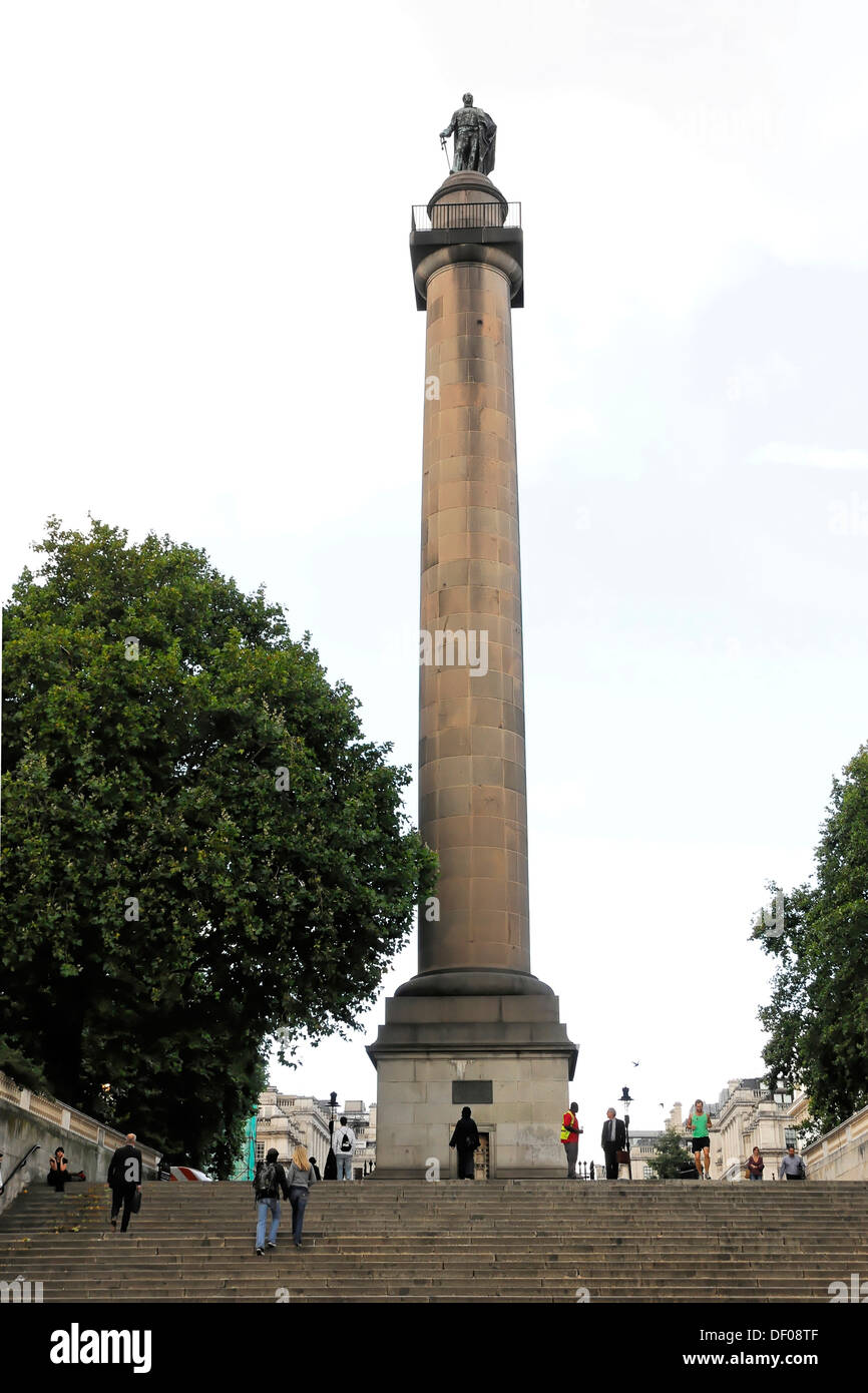 Prince Frederick Duc de York, 1763 - 1827 monument, Londres, Angleterre, Grande-Bretagne, Europe Banque D'Images