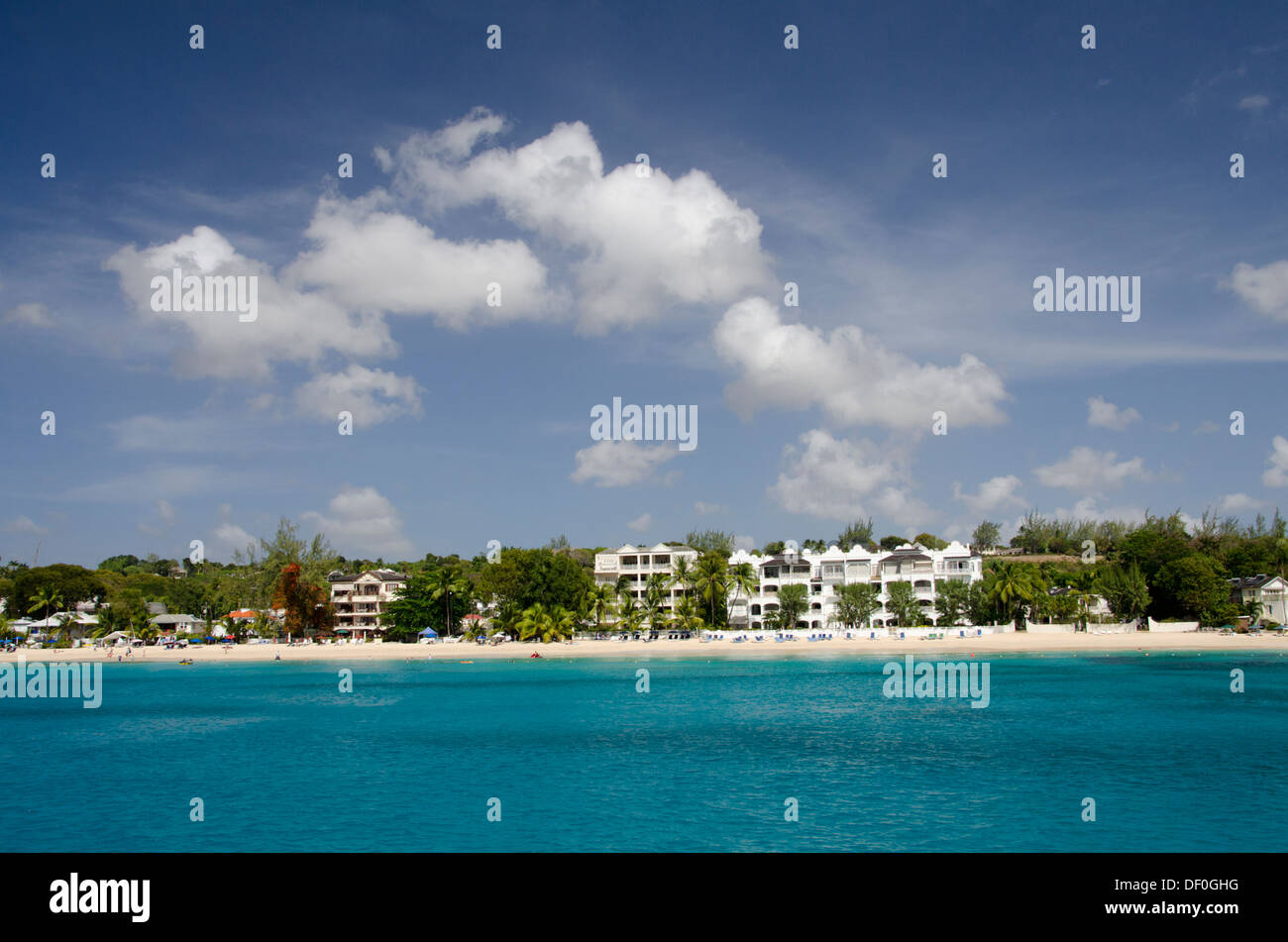 Caraïbes, Antilles, îles du Vent, de la Barbade, Payne's Bay. Banque D'Images