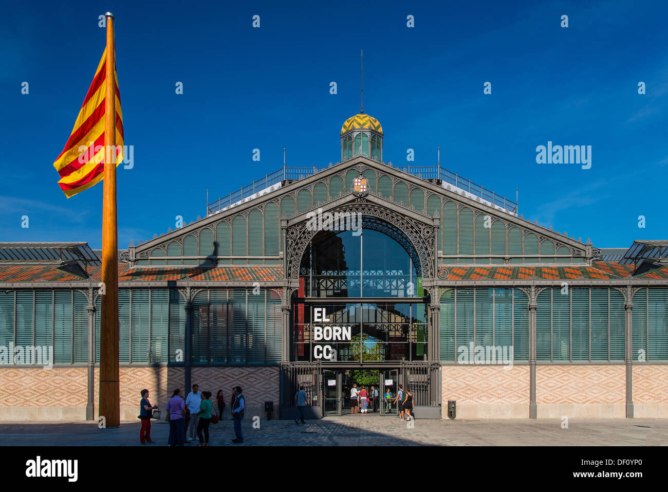 Centre culturel d'El Born à l'intérieur de l'ancien Mercat del Born, Barcelone, Catalogne, Espagne Banque D'Images