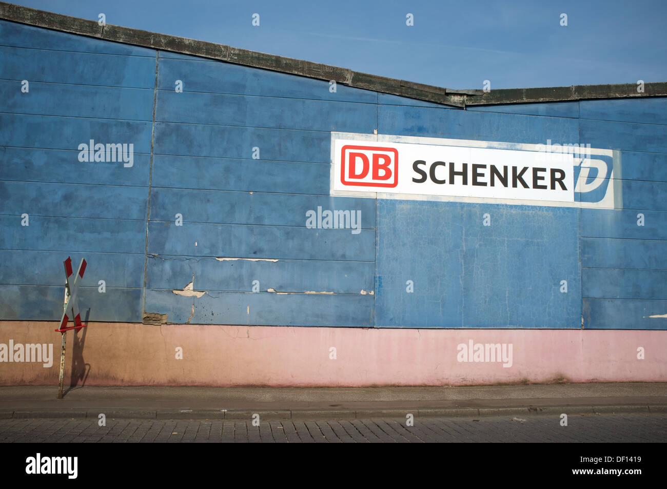 DB Schenker warehouse, Cologne, Allemagne. Banque D'Images