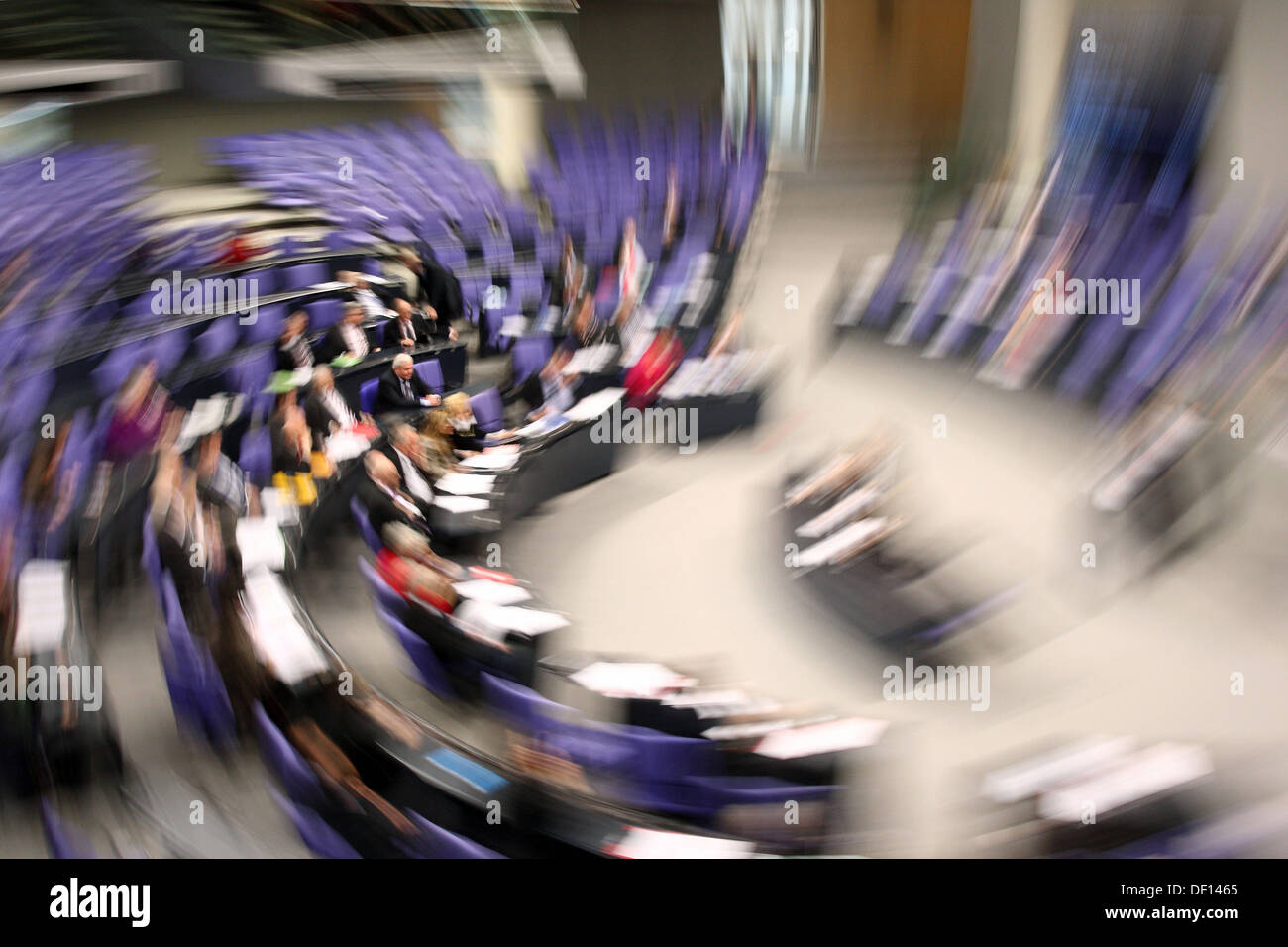 Berlin, Allemagne, lors de la session plénière du Bundestag allemand Banque D'Images