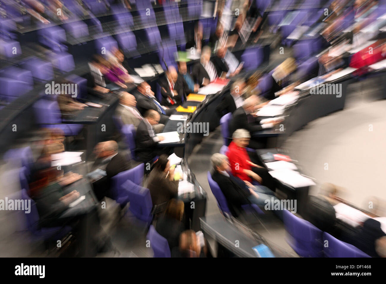 Berlin, Allemagne, lors de la session plénière du Bundestag allemand Banque D'Images
