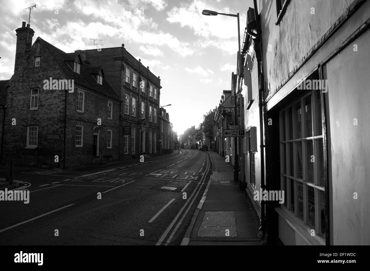 Wallingford, Oxfordshire au crépuscule Banque D'Images