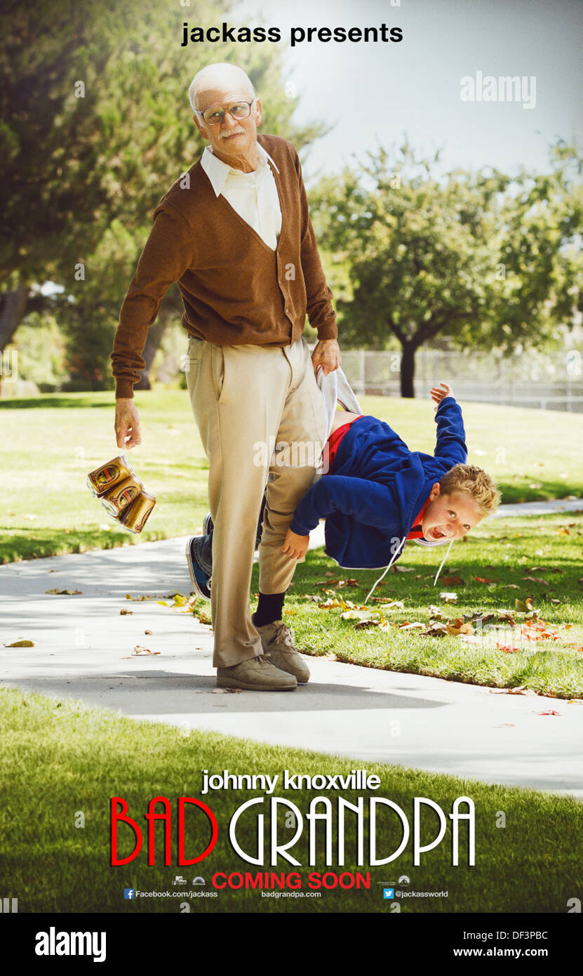 JACKASS PRÉSENTE BAD GRANDPA (2013) Johnny Knoxville, JACKSON NICOLL JEFF TREMAINE (DIR) COLLECTION MOVIESTORE LTD Banque D'Images