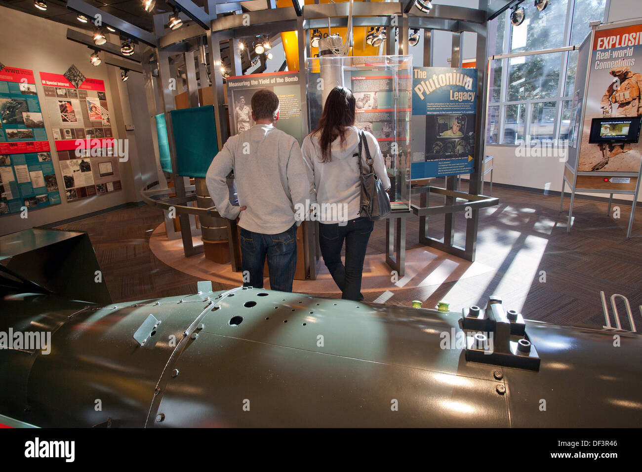 Afficher dans le Bradbury Science Museum à Los Alamos, Nouveau Mexique. Banque D'Images