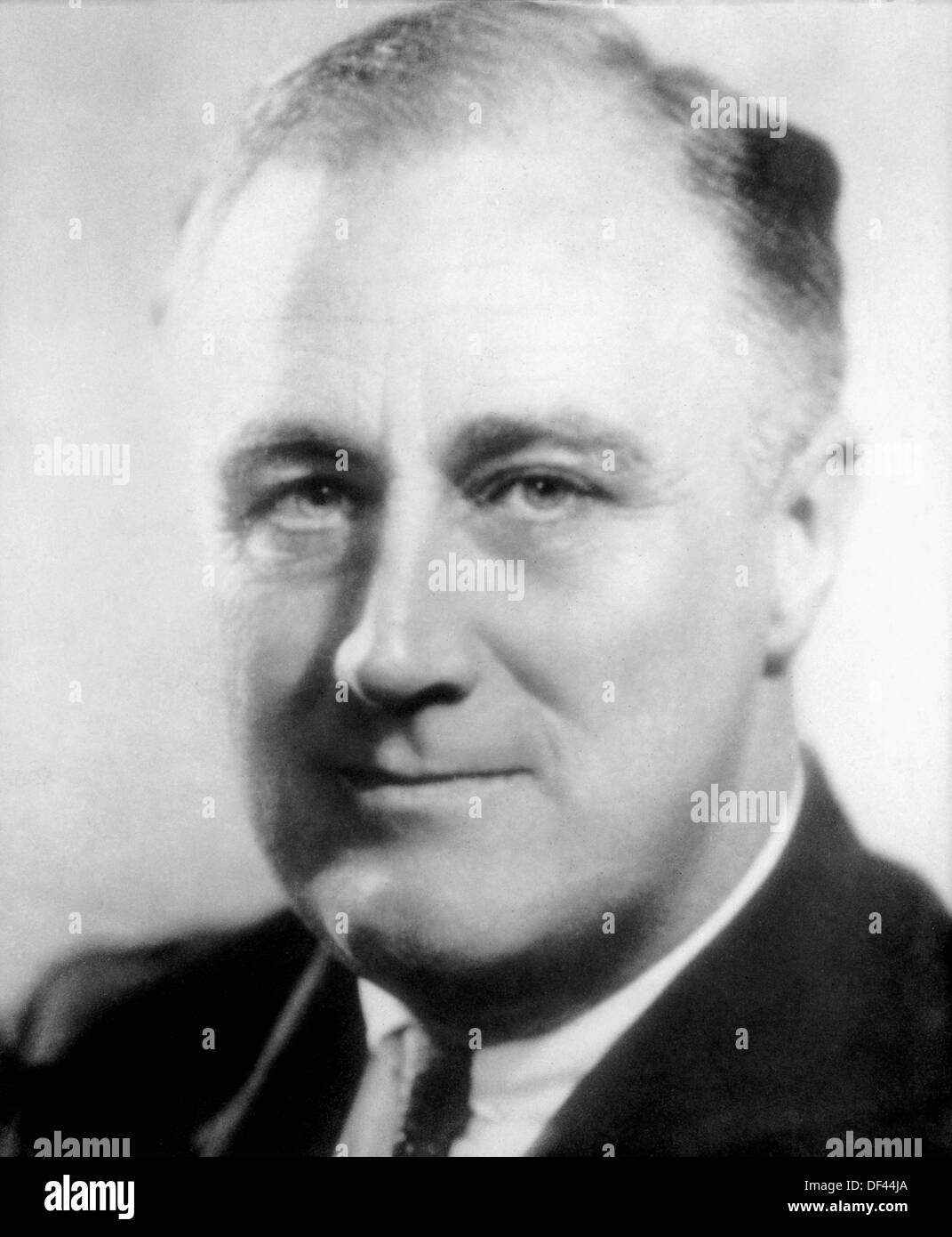 Franklin Delano Roosevelt (1882-1945), 32e président des États-Unis, Portrait, circa 1930 Banque D'Images