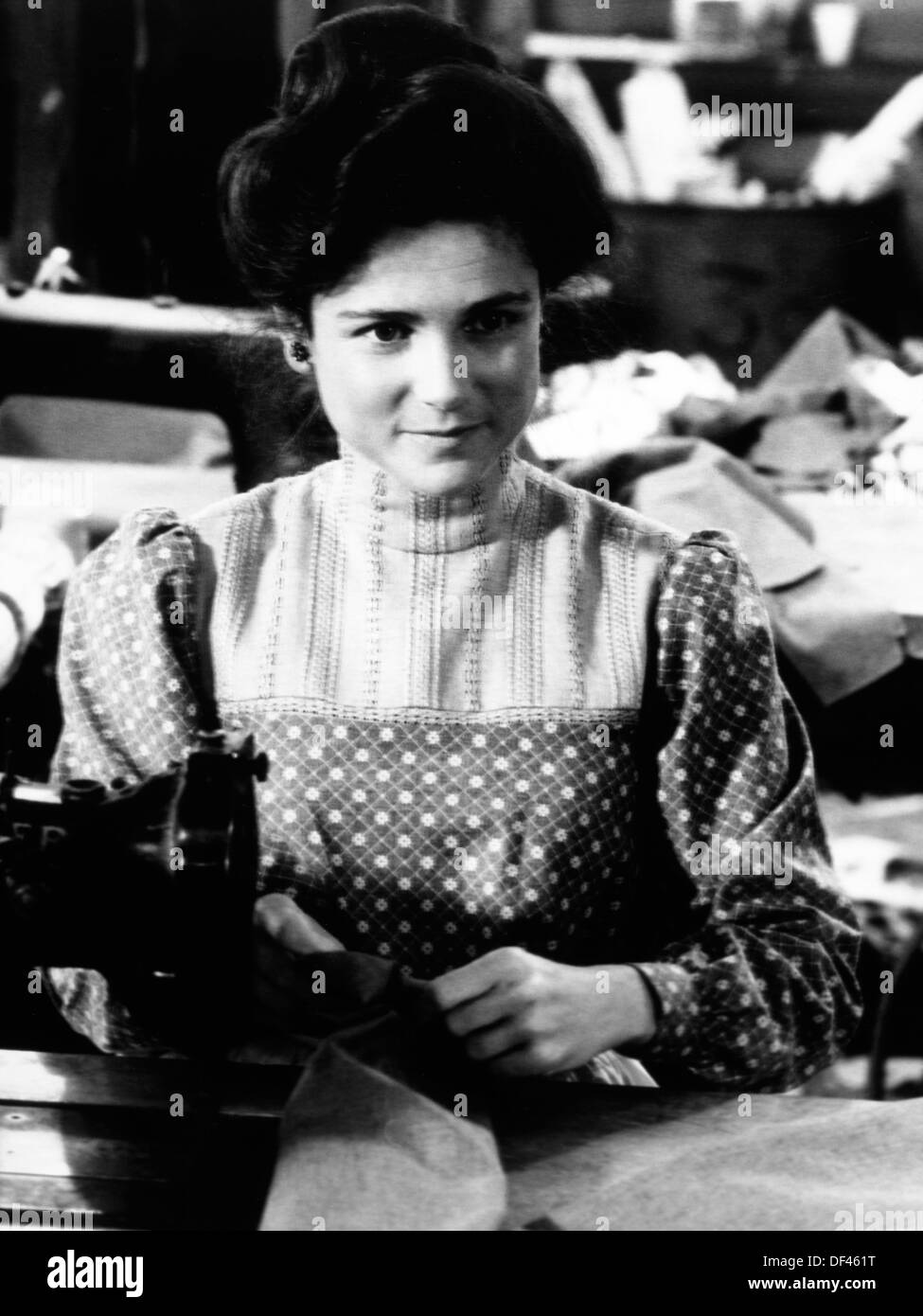 Tovah Feldshuh, On-Set du téléfilm, "l'incendie de l'usine Triangle', 1979 scandale Banque D'Images