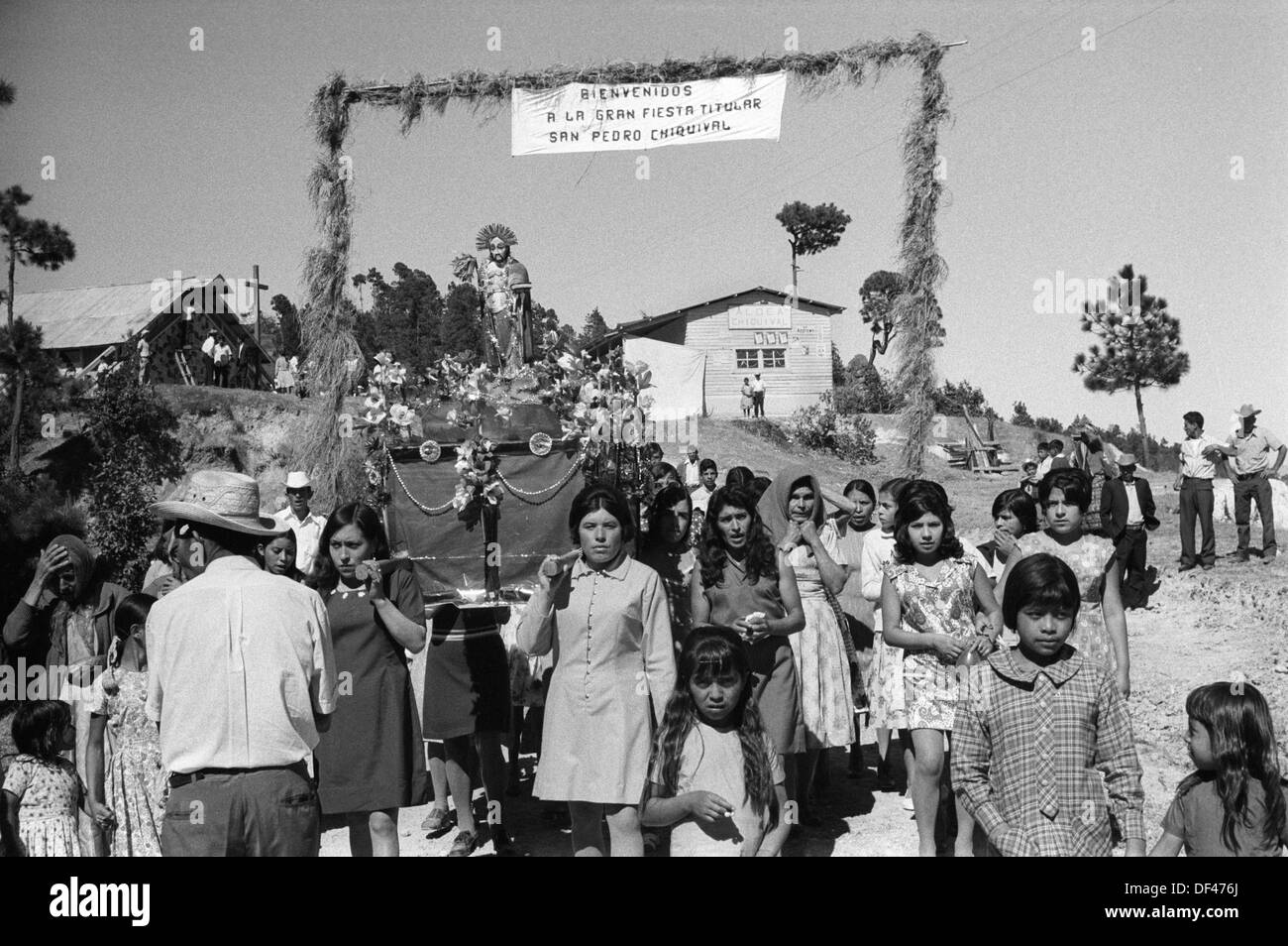 État du Chiquival de Quetzaltenango Guatemala. Fiesta Titular San Pedro Chiquival. 1973 années 1970 HOMER SYKES Banque D'Images