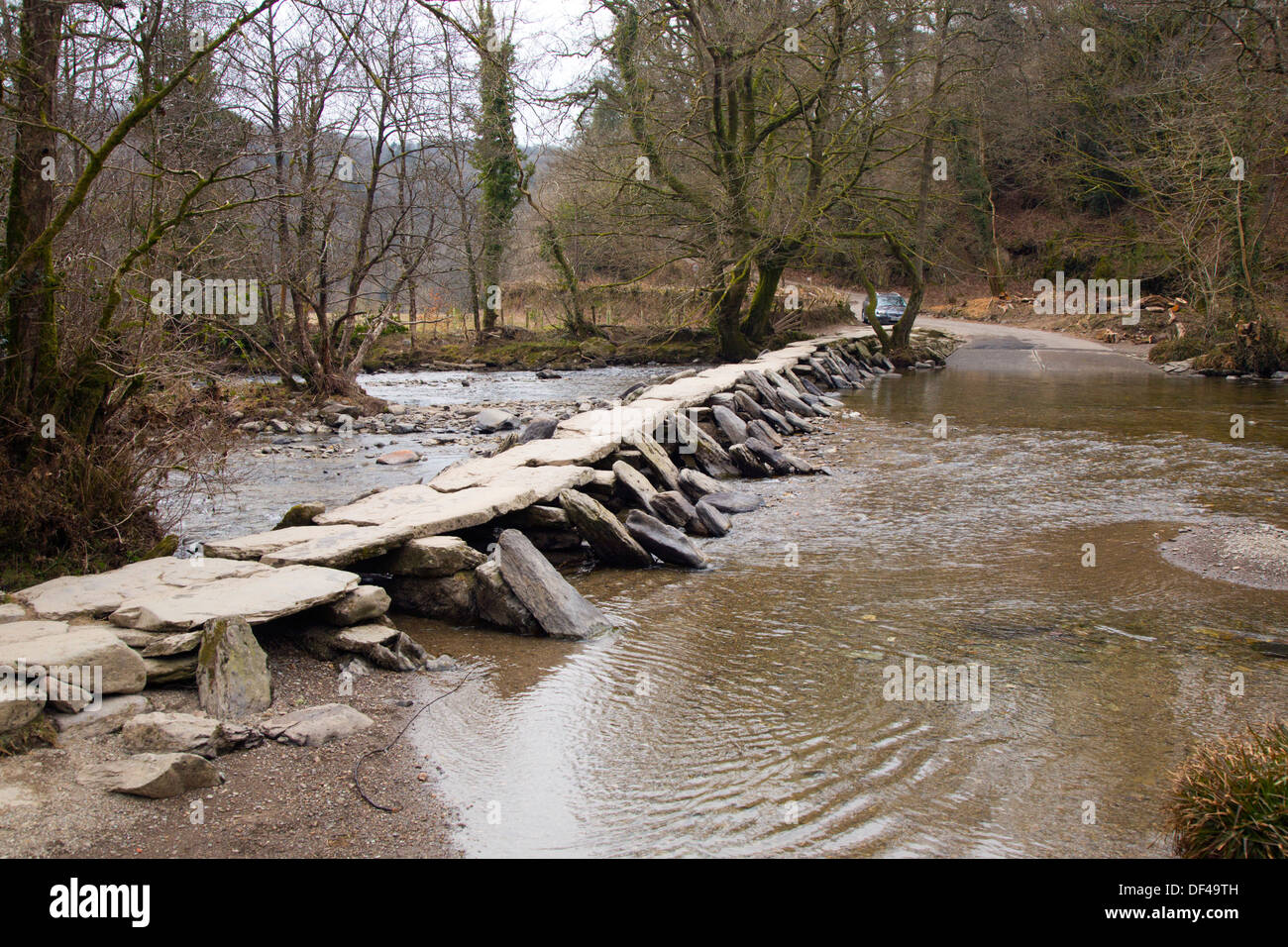 Tarr étapes ; ; ; Devon UK Exmoor Banque D'Images