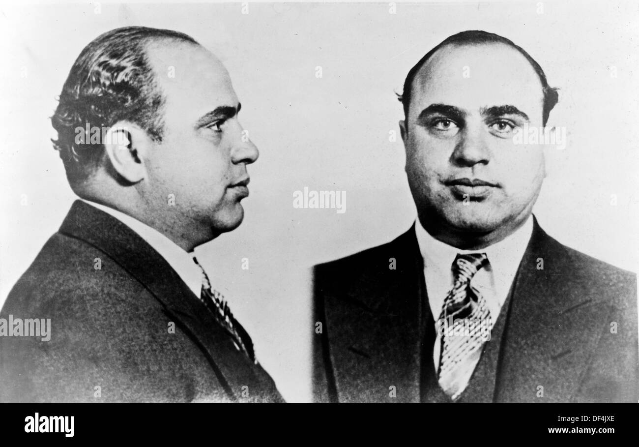 Al Capone, Alphonse Gabriel Capone 'Al', Al Capone, gangster américain Banque D'Images
