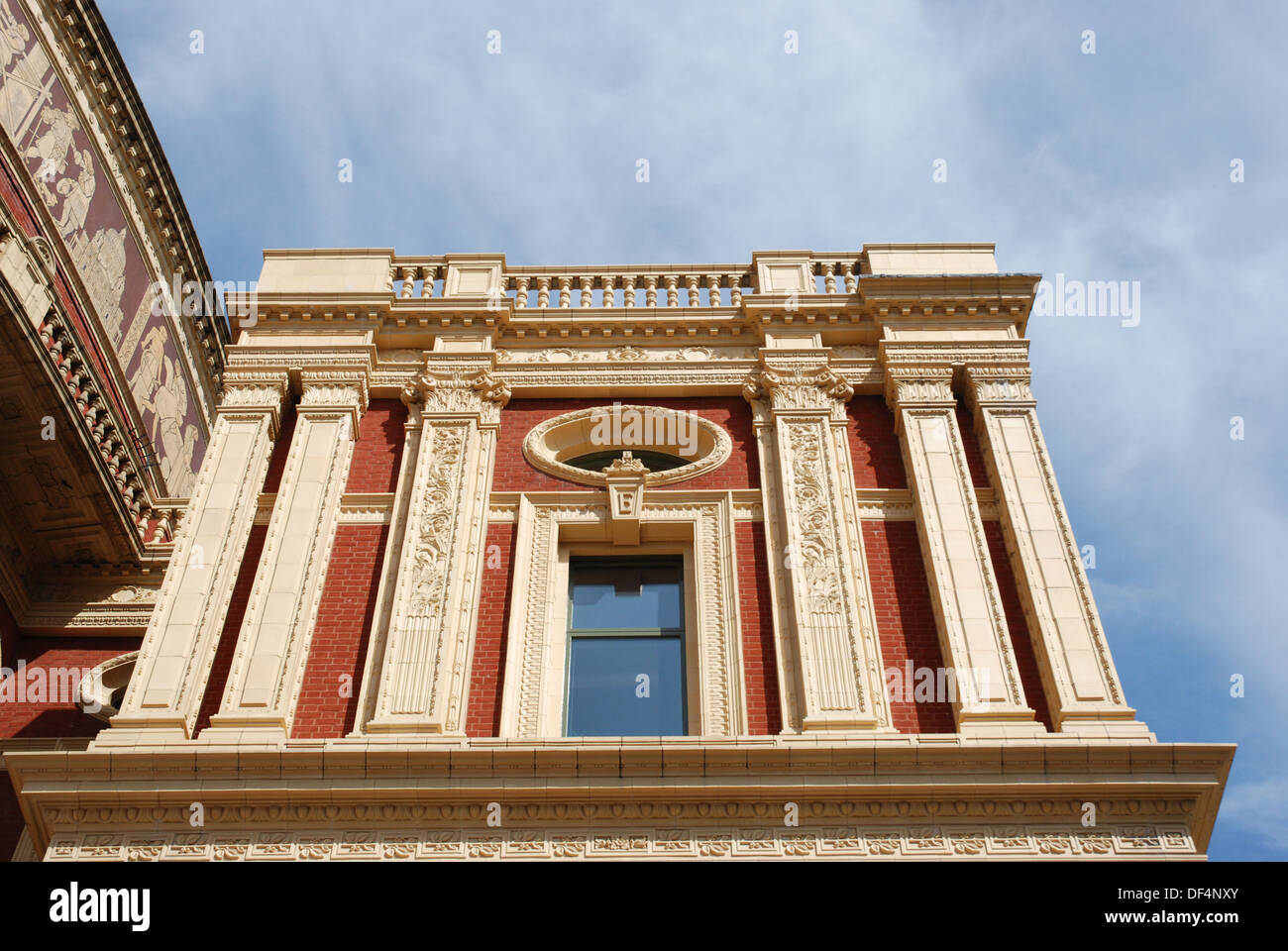 Une vue inhabituelle du Royal Albert Hall Banque D'Images