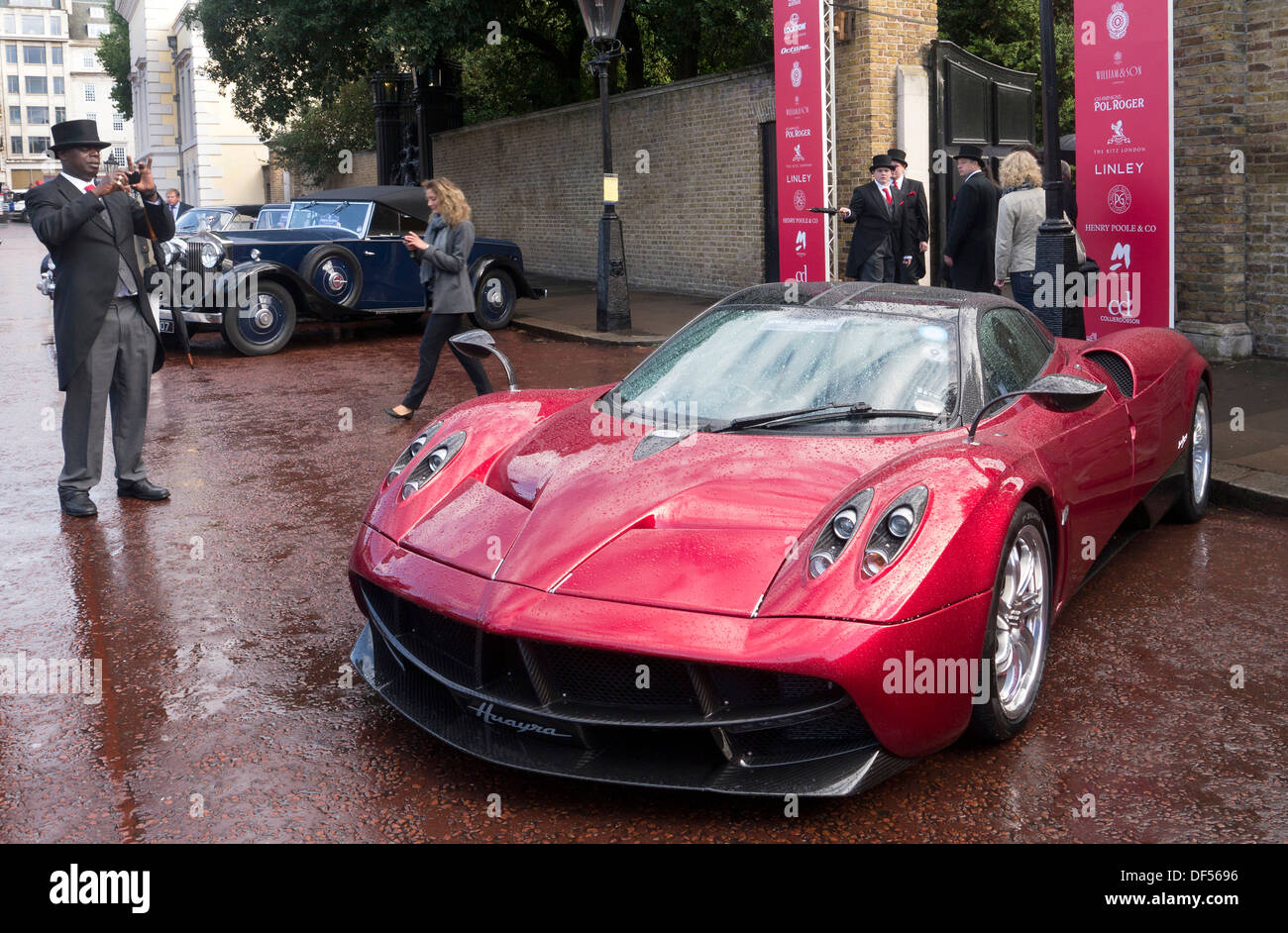 Esprit de RAC Motoring Tour à St James Concours 2013. Pagani Huayra Banque D'Images