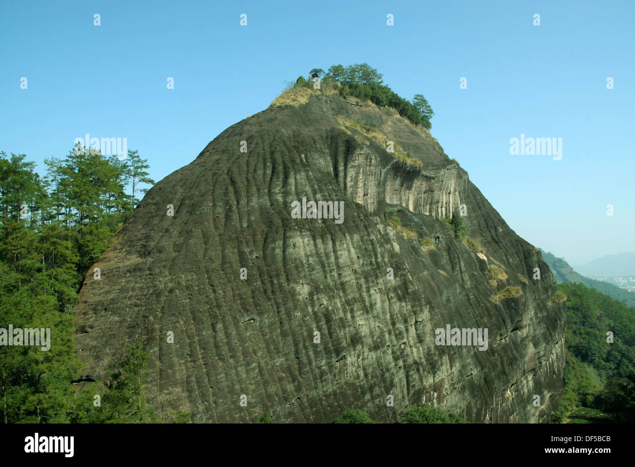 Décor naturel, Wuyi mountain, dans la province de Fujian, Chine Banque D'Images