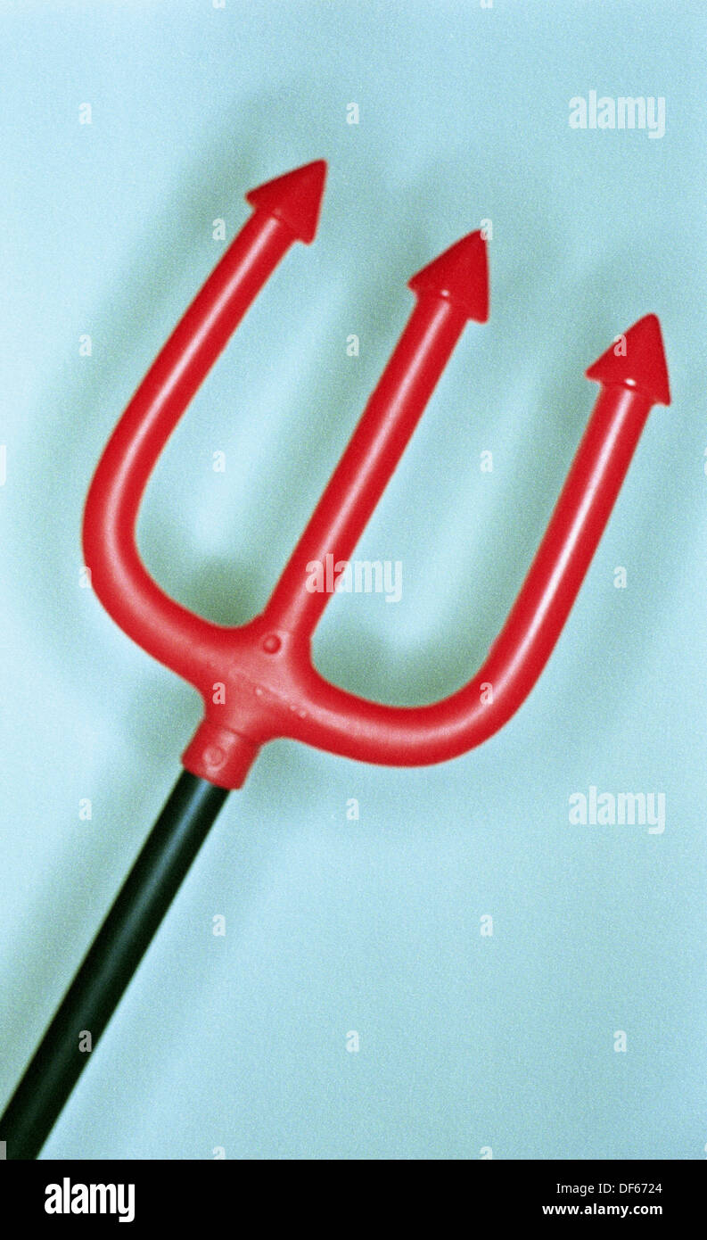 Trident démon jouet Photo Stock - Alamy